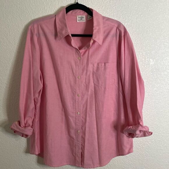 Riders by Lee- pink button up- Size XL - Picture 1 of 5